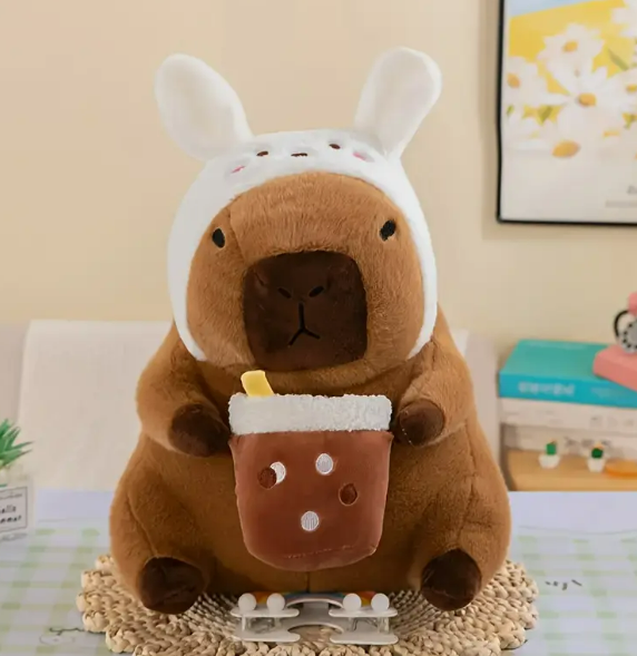 Мягкая игрушка для детей Капибара 23 см (2620248989)