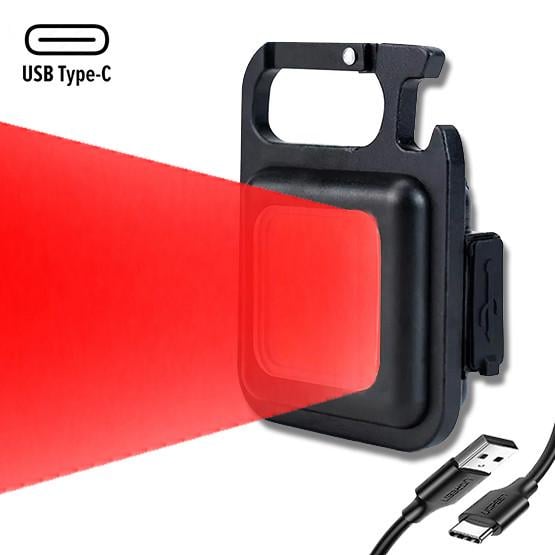 Ліхтарик-брелок USB Type-C з магнітом/карабіном і червоним світлом (2412115352) - фото 8 Ліхтарик-брелок USB Type-C з магнітом/карабіном і червоним світлом (2412115352) - фото 8