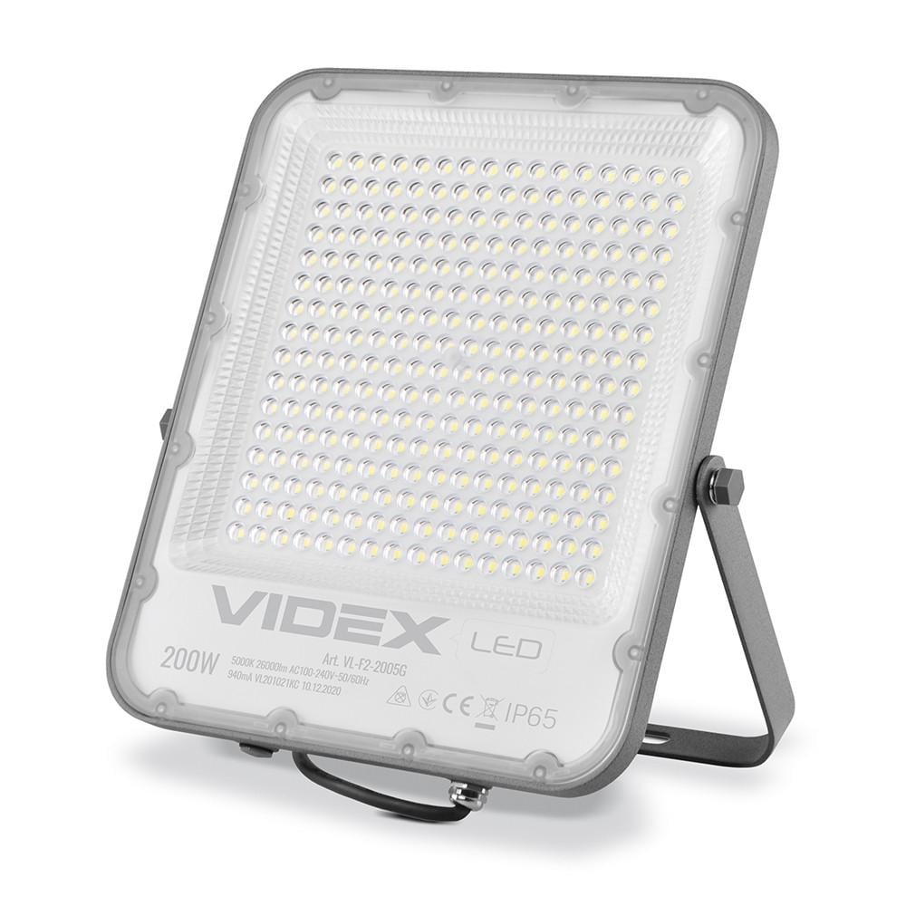 Прожектор LED Videx Premium 200W 5000K - фото 2 Прожектор LED Videx Premium 200W 5000K - фото 2