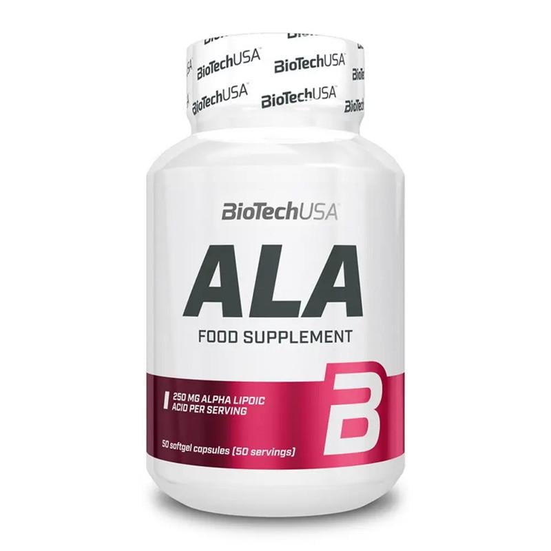 Альфа-липоевая кислота BioTech USA ALA 50 капс. (06370-01)