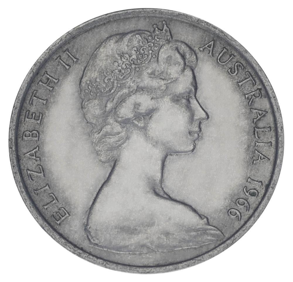 Колекційна монета Австралія 10 центів 1966 F-VF (М20297)