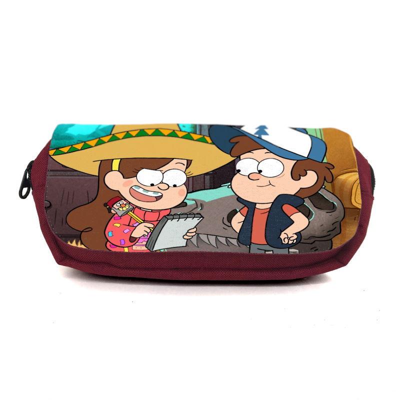 Пенал школьный Gravity Falls GFS-0015 Бордовый (1468272927)