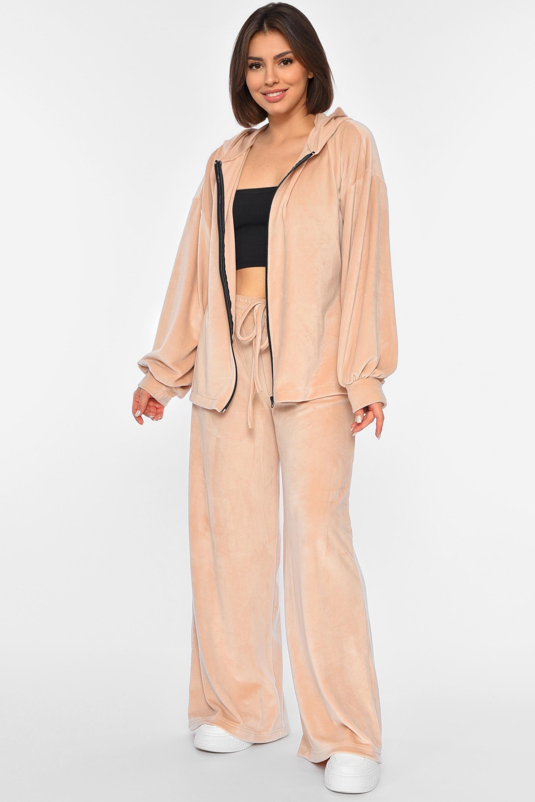 Спортивний костюм жіночий р. 50-52 Бежевий (187060)