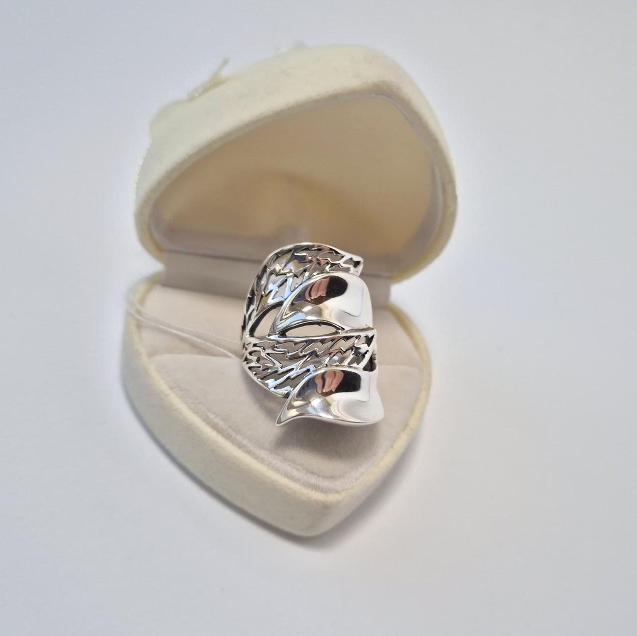 Широке кільце дефіле без каменів чорнене срібло 925 проби 7,45 г р. 19,5 (1444к) - фото 2 Широке кільце дефіле без каменів чорнене срібло 925 проби 7,45 г р. 19,5 (1444к) - фото 2