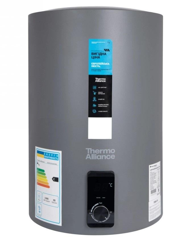 Бойлер цилиндрический Thermo Alliance 2 кВт 80 л вертикальный Серый (D80V20J3-DKG)
