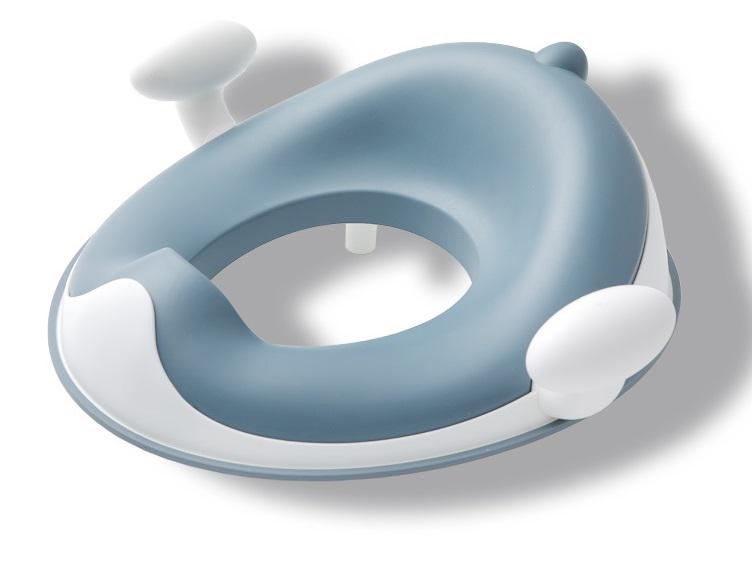 Накладка на унітаз Динозаврик з поліуретановим кільцем Babyhood BH-127B Блакитний (29397315) - фото 1