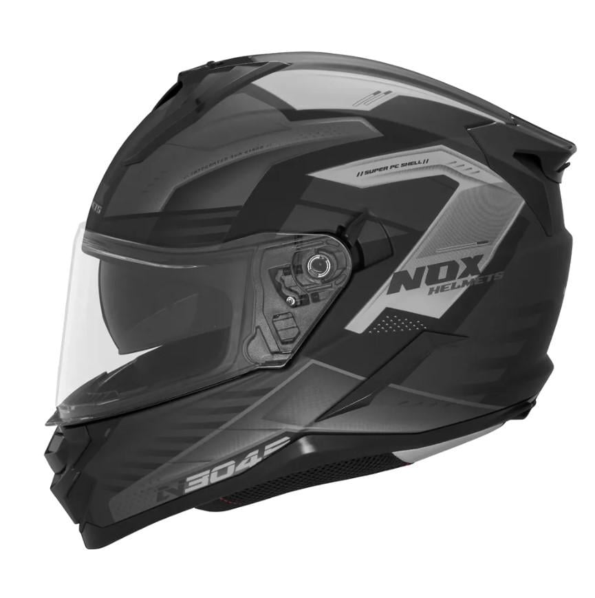 Мотошлем NOX N304S Carver L Black/Titanium (32297)