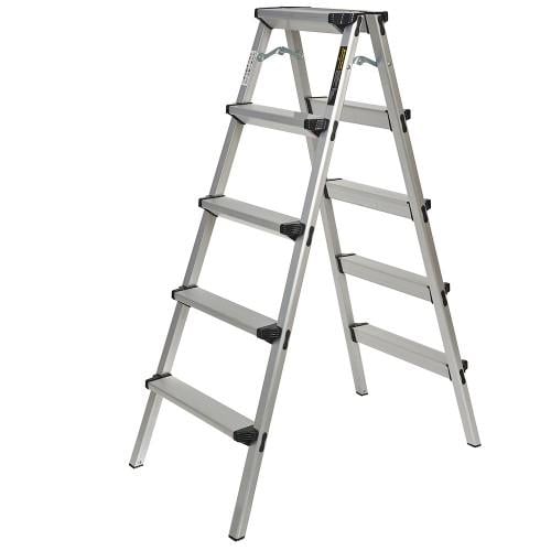 Лестница алюминиевая двухсторонняя Кентавр 5Д (11925860)