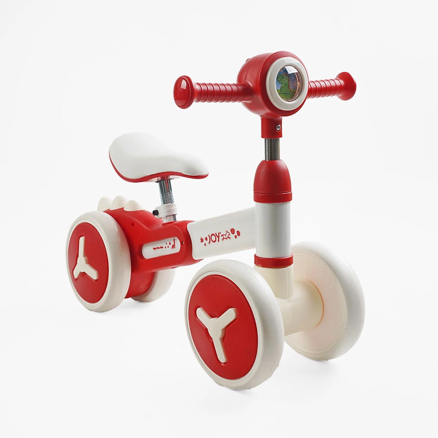 Біговел-толокар Joy українська музика/підсвічування Червоний (J-10115) - фото 1