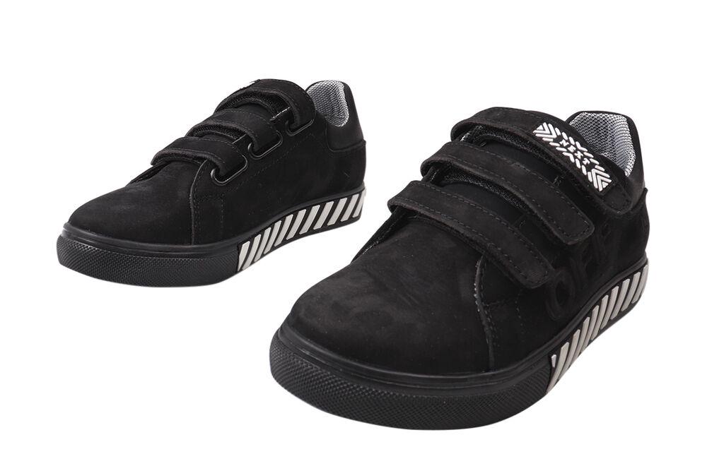 Кеди чоловічі Cros Sav зі шкіри на низькому ходу на шнурівці р. 36 Чорний (24-21DTC) - фото 5 Кеди чоловічі Cros Sav зі шкіри на низькому ходу на шнурівці р. 36 Чорний (24-21DTC) - фото 5