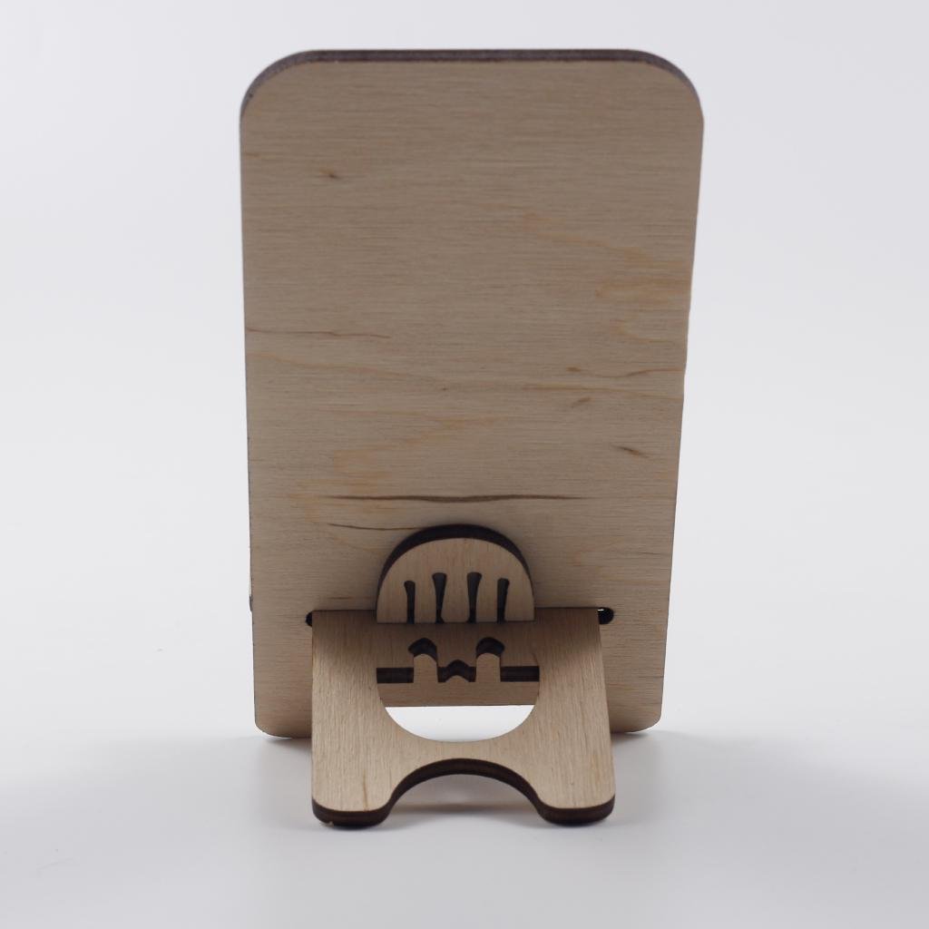 Підставка-тримач для телефону з дерева 50 (03020053) - фото 5 Підставка-тримач для телефону з дерева 50 (03020053) - фото 5