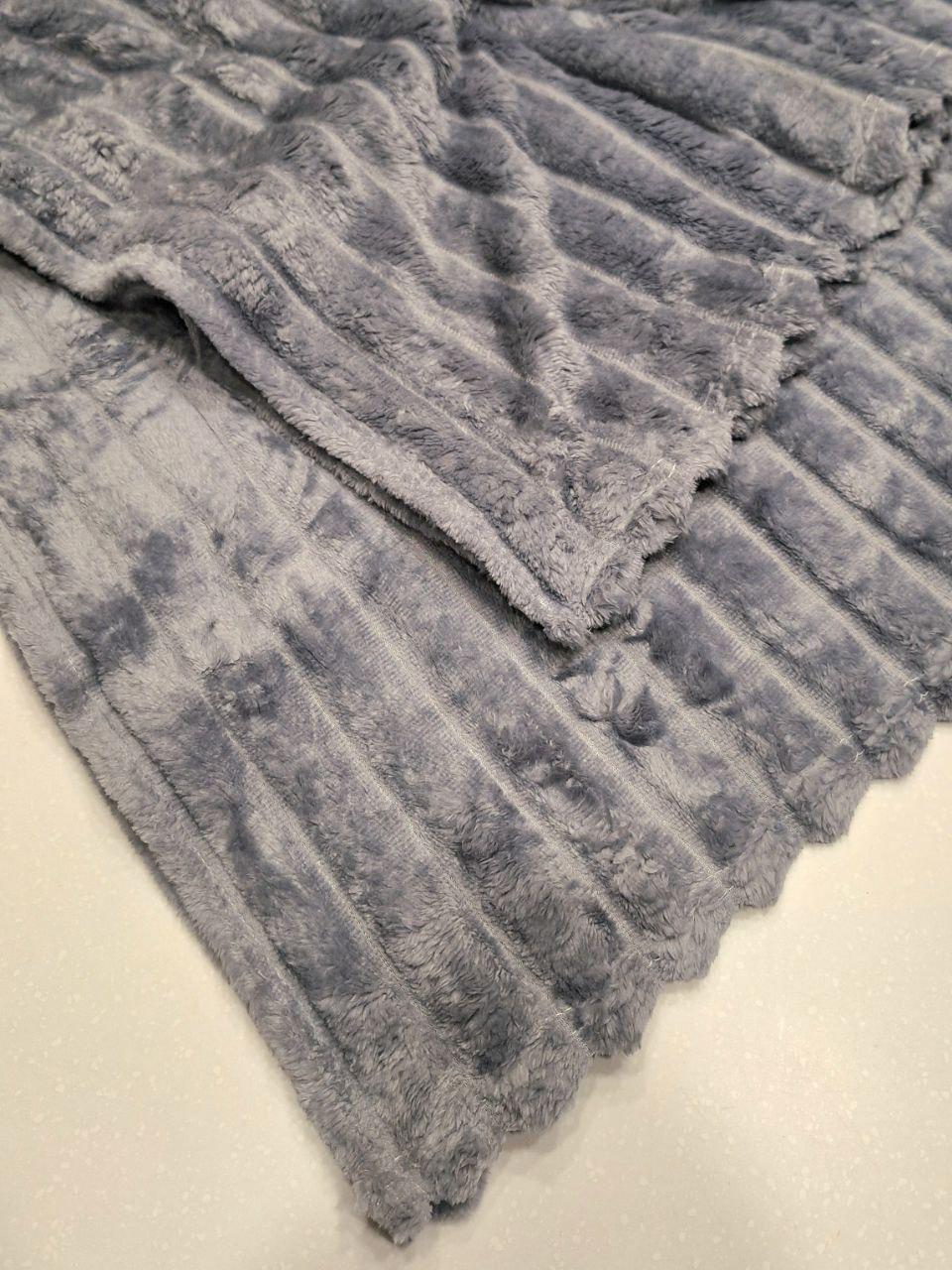 Плед флисовый Шарпей 150x200 см Серо-голубой (1711) - фото 4 Плед флисовый Шарпей 150x200 см Серо-голубой (1711) - фото 4