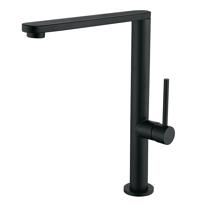 Змішувач для кухні Zerix KFM-011 із нержавіючої сталі SUS304 Black (ZX4863)