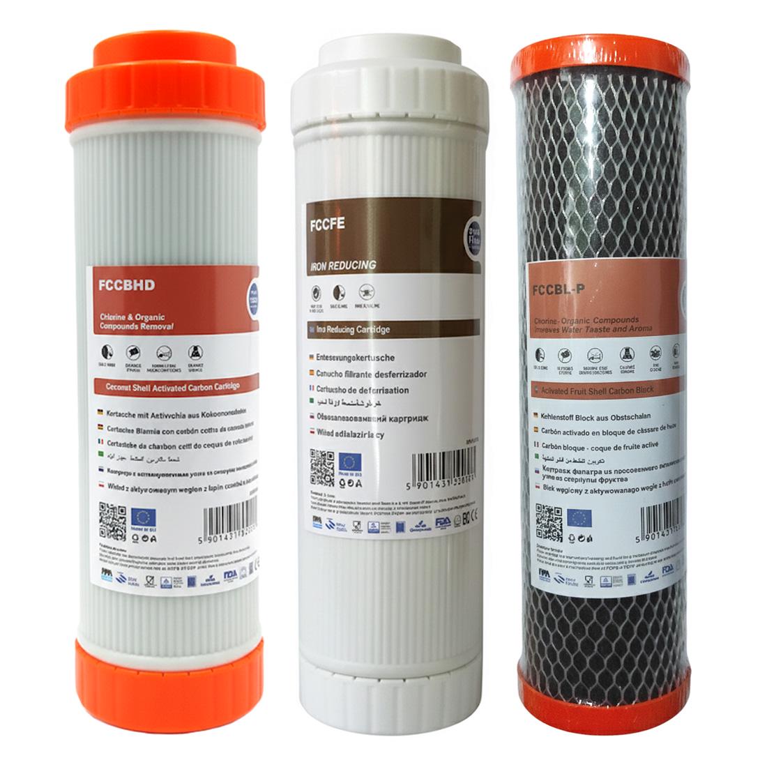 Набор картриджей Aquafilter для комплексной фильтрации воды с удалением железа (31494500)