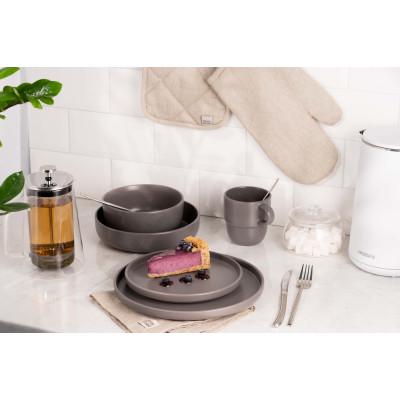 Тарелка Ardesto Trento Soup 21,5 см Grey (AR2921TG) - фото 3