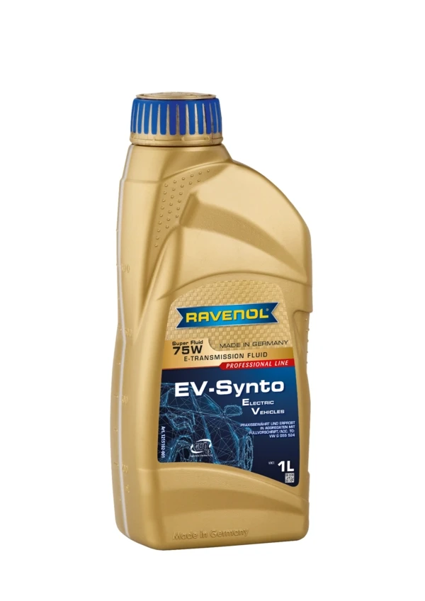 Масло для редуктора электромобиля RAVENOL EV-Synto Super E-TF 75W синтетика 1 л (1215102-001)