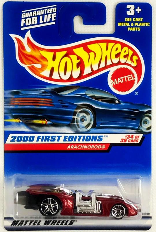 Игрушечная машинка Hot Wheels Arachnorod 2000 First Editions №094 (24398)