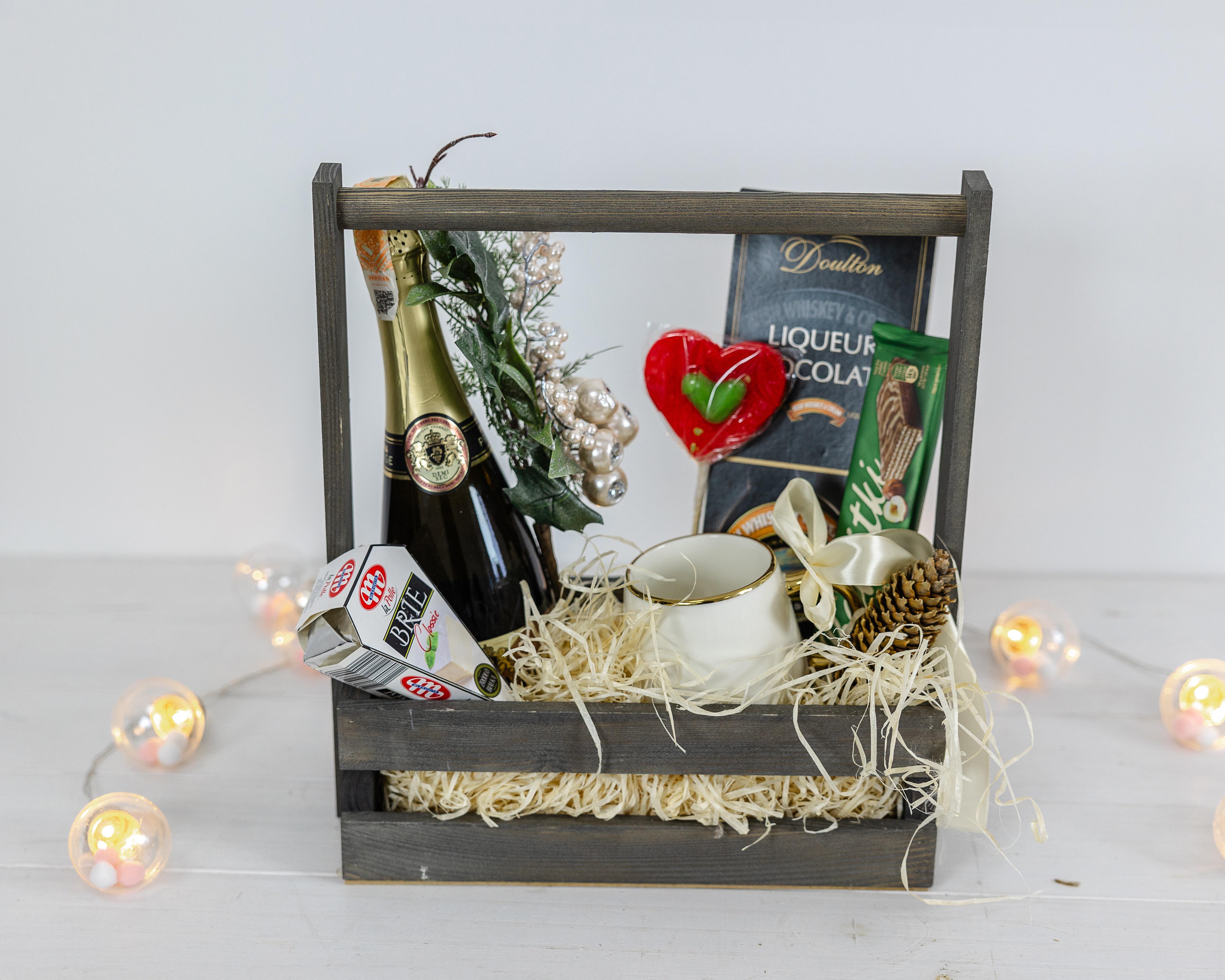 Ящик деревянный для подарков Лагом Темно-серый (0002118) - фото 5 Ящик деревянный для подарков Лагом Темно-серый (0002118) - фото 5