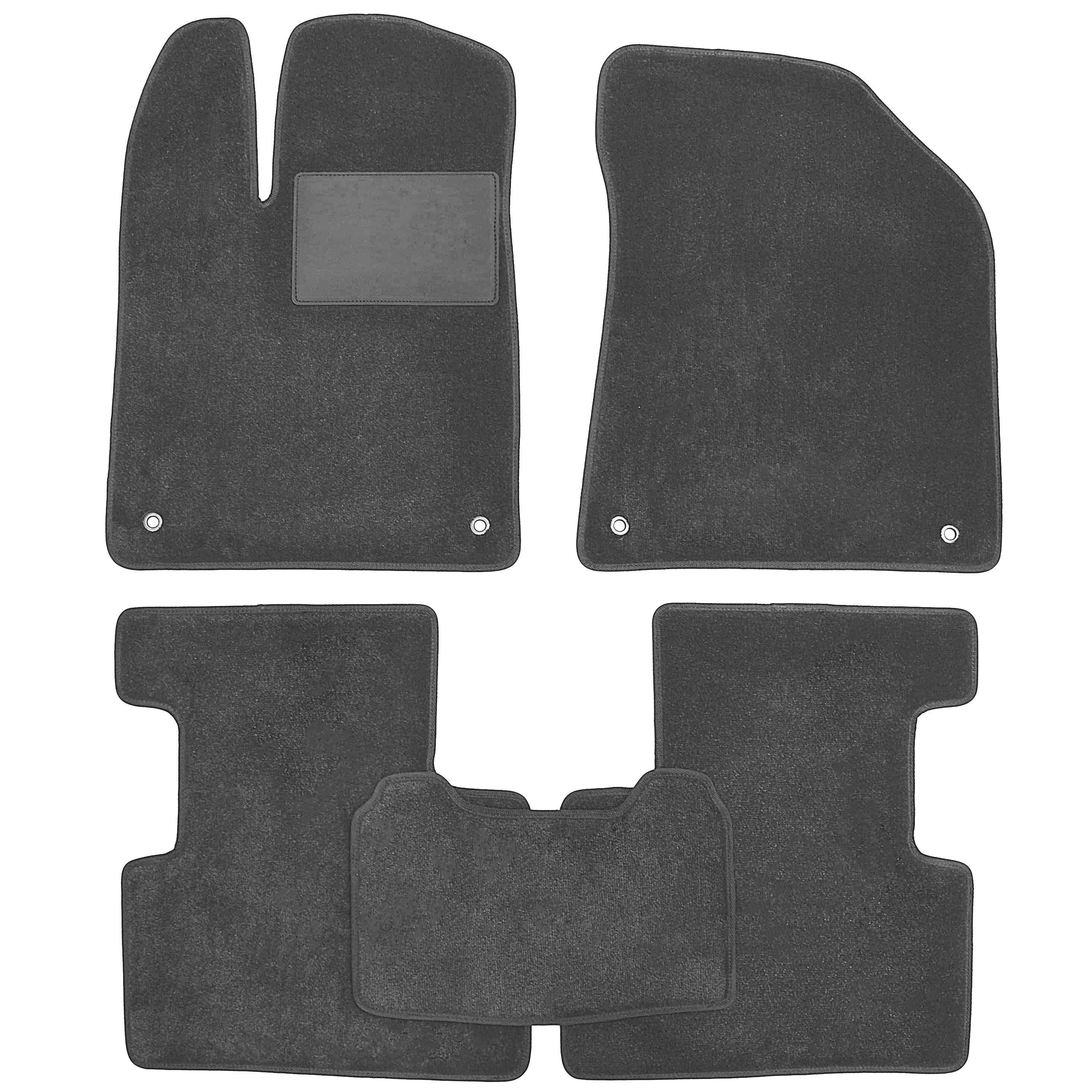 Коврики в салон для Chrysler 200 UF '14-17 текстильные Серый