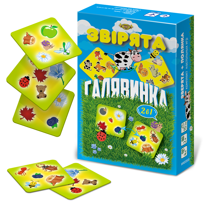 Настольная игра Мастер Зверята полянка (MKE0503)