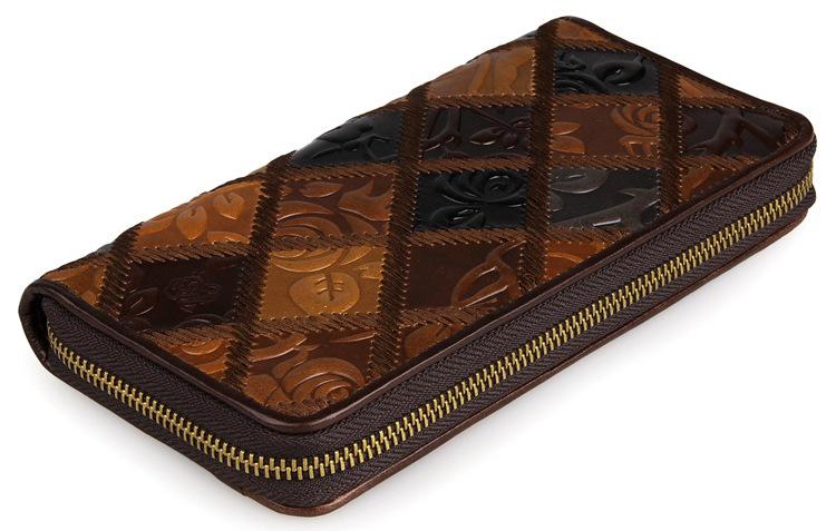 Кошелек женский Vintage 14348 на молнии Коричневый