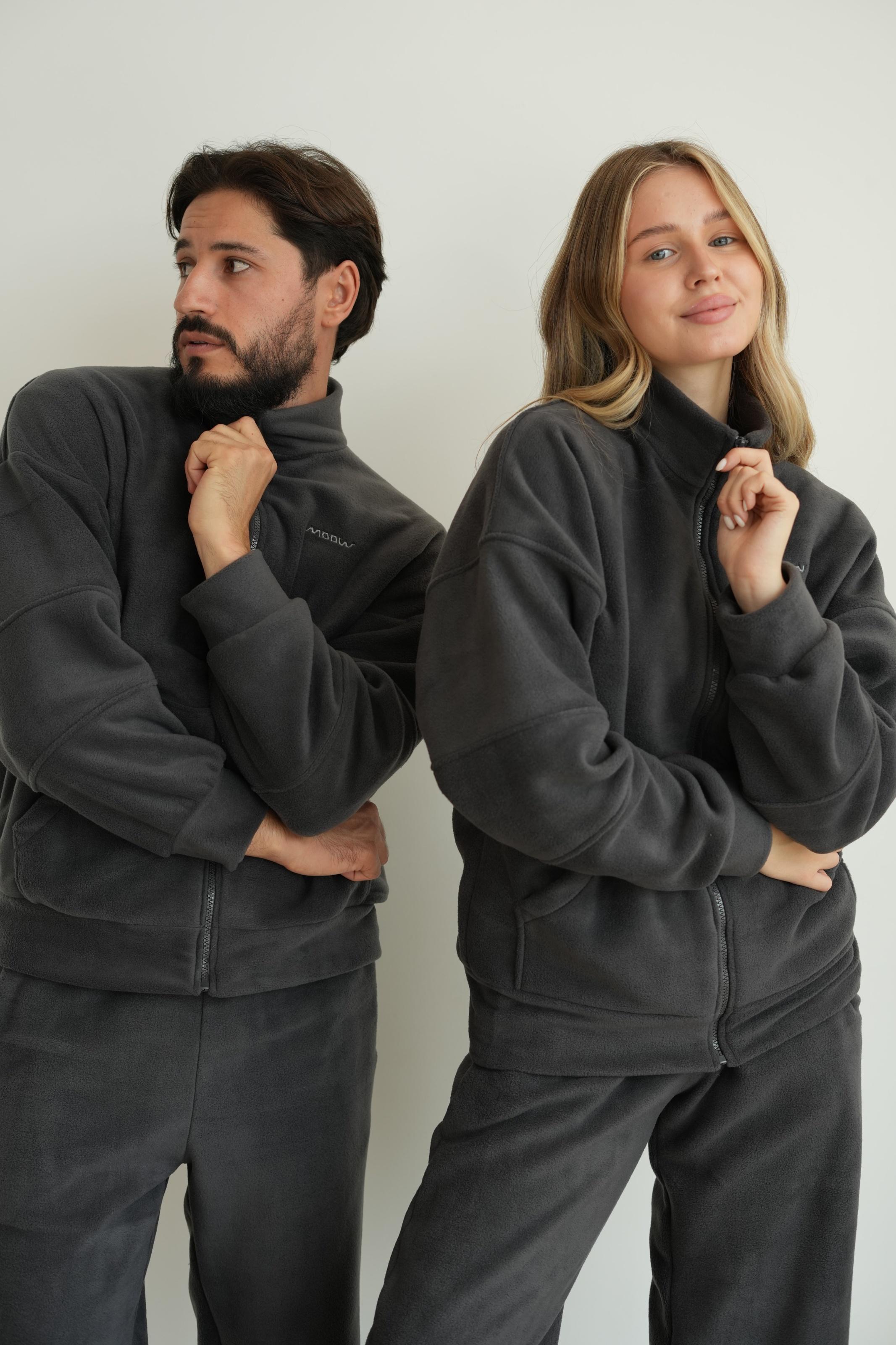 Костюм мужской флисовый CASUAL L/XL Графит (10305LXLm) - фото 5