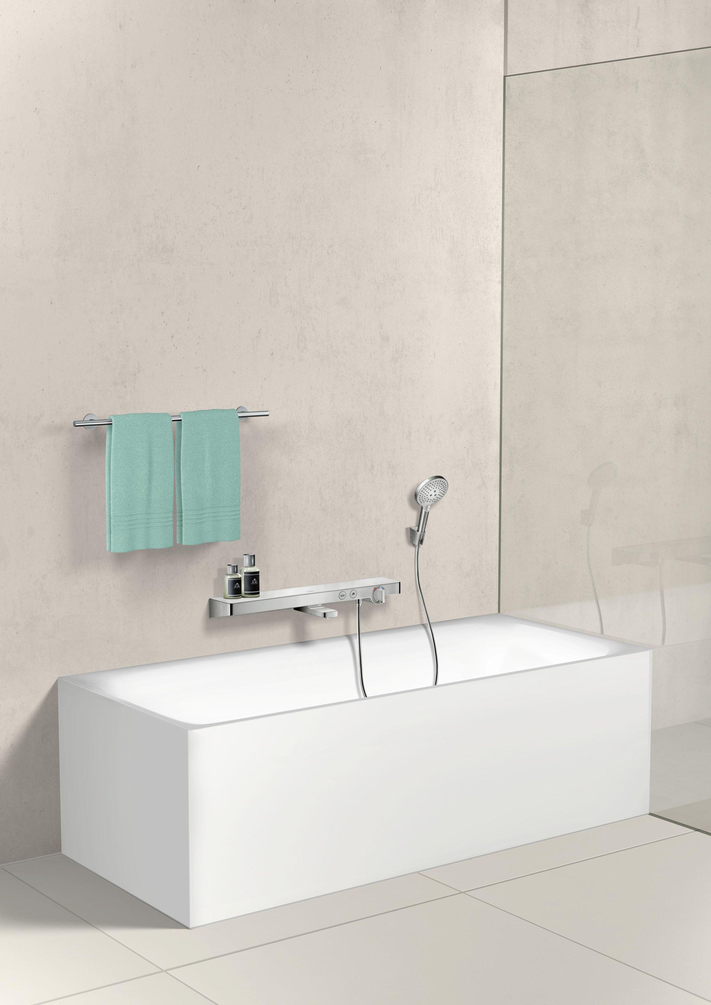 Cмеситель для ванны Hansgrohe ShowerTablet Select 13183000 с термостатом Хром (141990) - фото 4