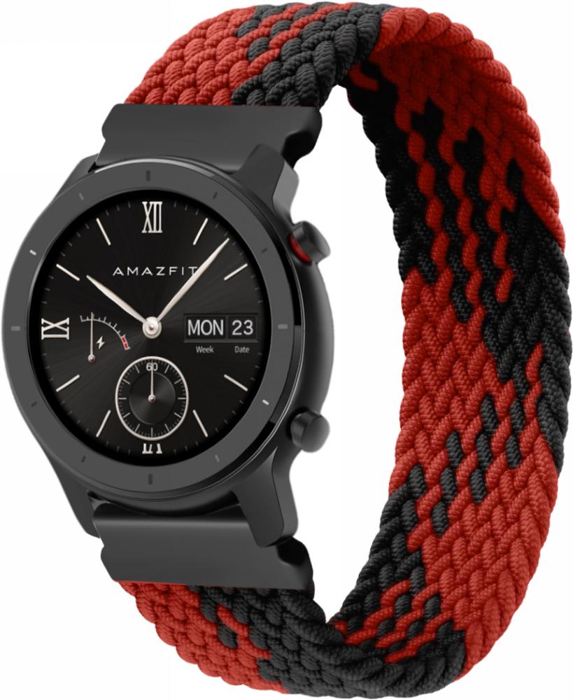 Ремешок Solo Loop Multi Amazfit GTR 42 мм (135 мм) Black/Red (25176-44)