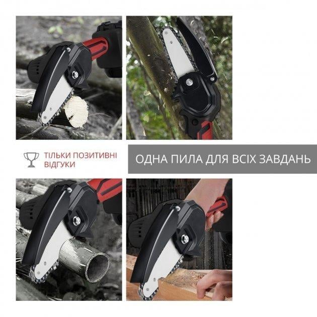 Електропила акумуляторна ChainSaw ланцюгова з 2 акумуляторами (LY-448) - фото 6