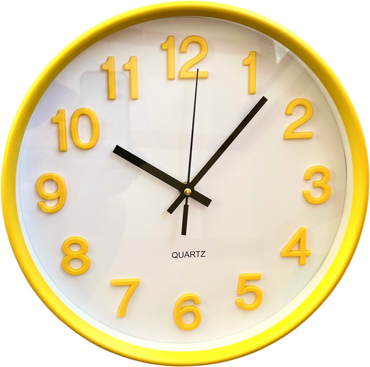 Годинник настінний безшумний Quartz OH-252-Yellow 30 см Жовтий (2764165234) - фото 3 Годинник настінний безшумний Quartz OH-252-Yellow 30 см Жовтий (2764165234) - фото 3