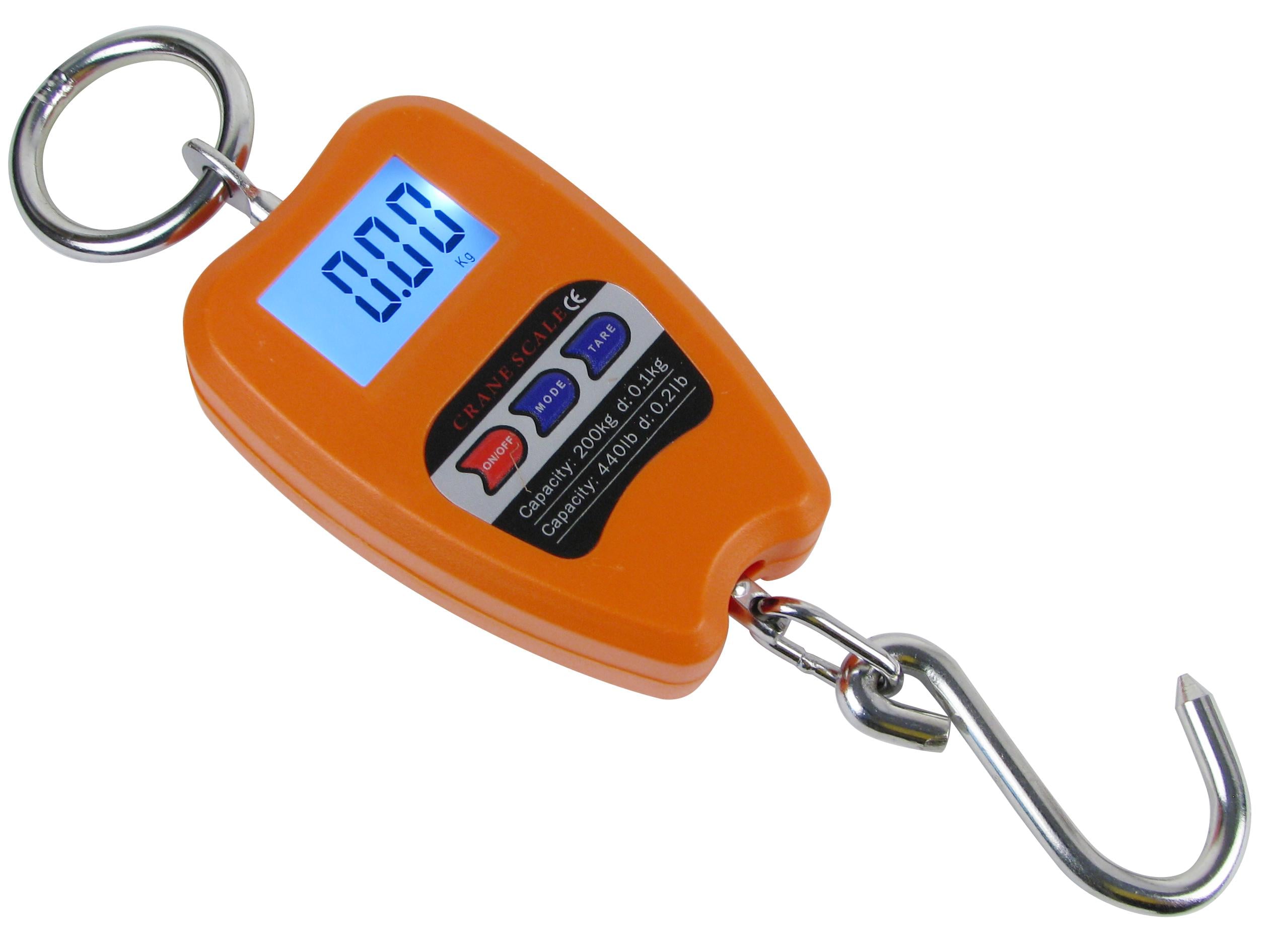 Весы электронные подвесные NO:8088 до 200 кг Оранжевый