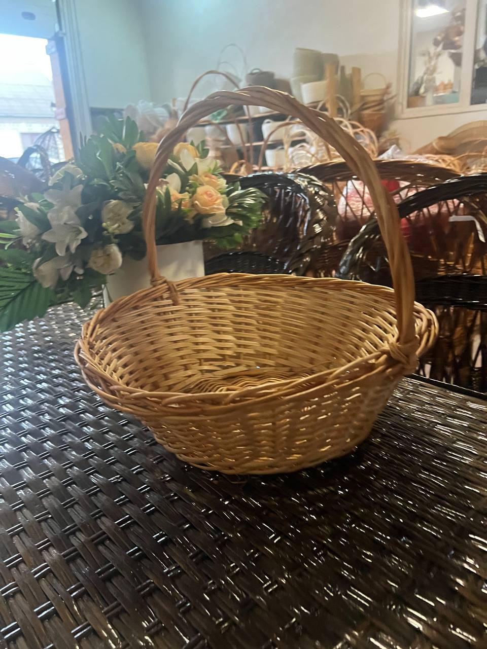 Корзина круглая на корпоративных подарков Сімейний Затишок Коричневый - фото 7 Корзина круглая на корпоративных подарков Сімейний Затишок Коричневый - фото 7