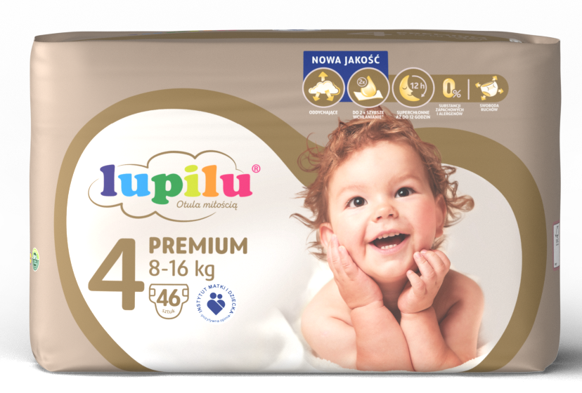 Підгузки Lupilu premium 4 8-16 кг 46 шт. (3078527090)