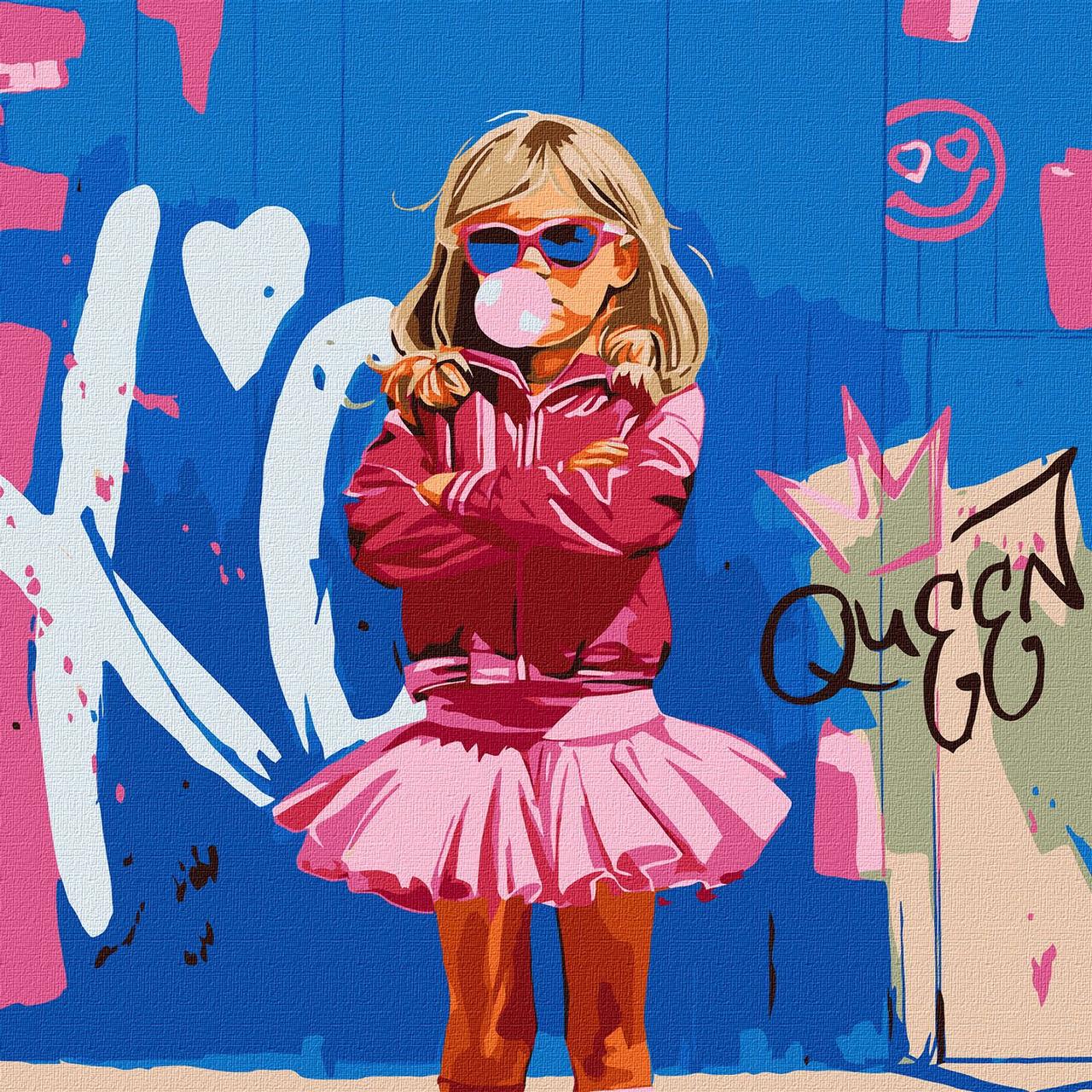 Картина по номерам Ideyka Малышка на миллион 50х50см (2824290066)