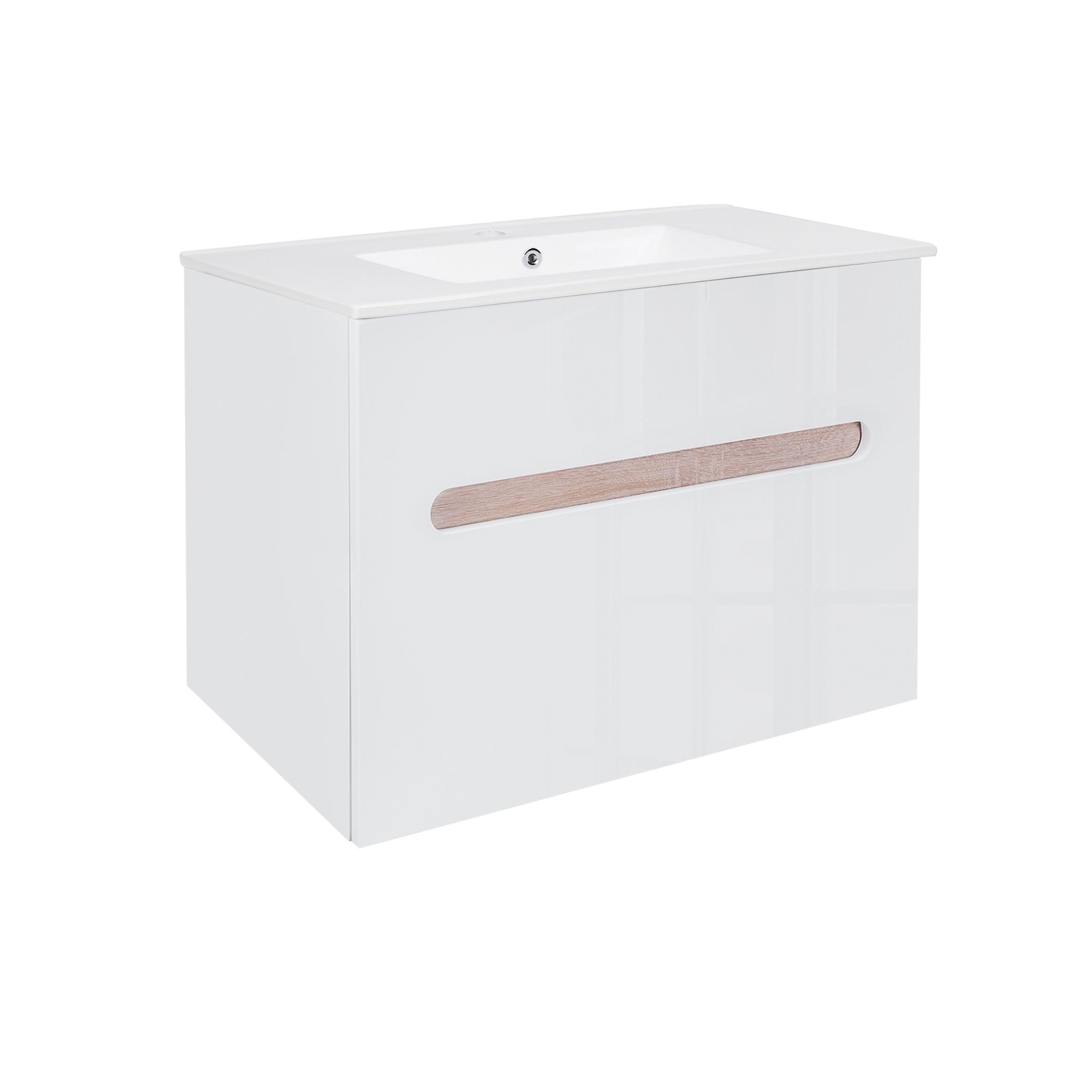 Тумба з умивальником підвісна Q-tap Virgo QT1872TPА8013080CWWO 81x59,5x47 см Білий (96926)