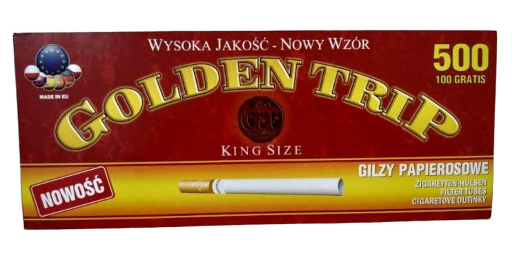 Сигаретные гильзы для табака Kent Druk Golden Trip 500 шт.