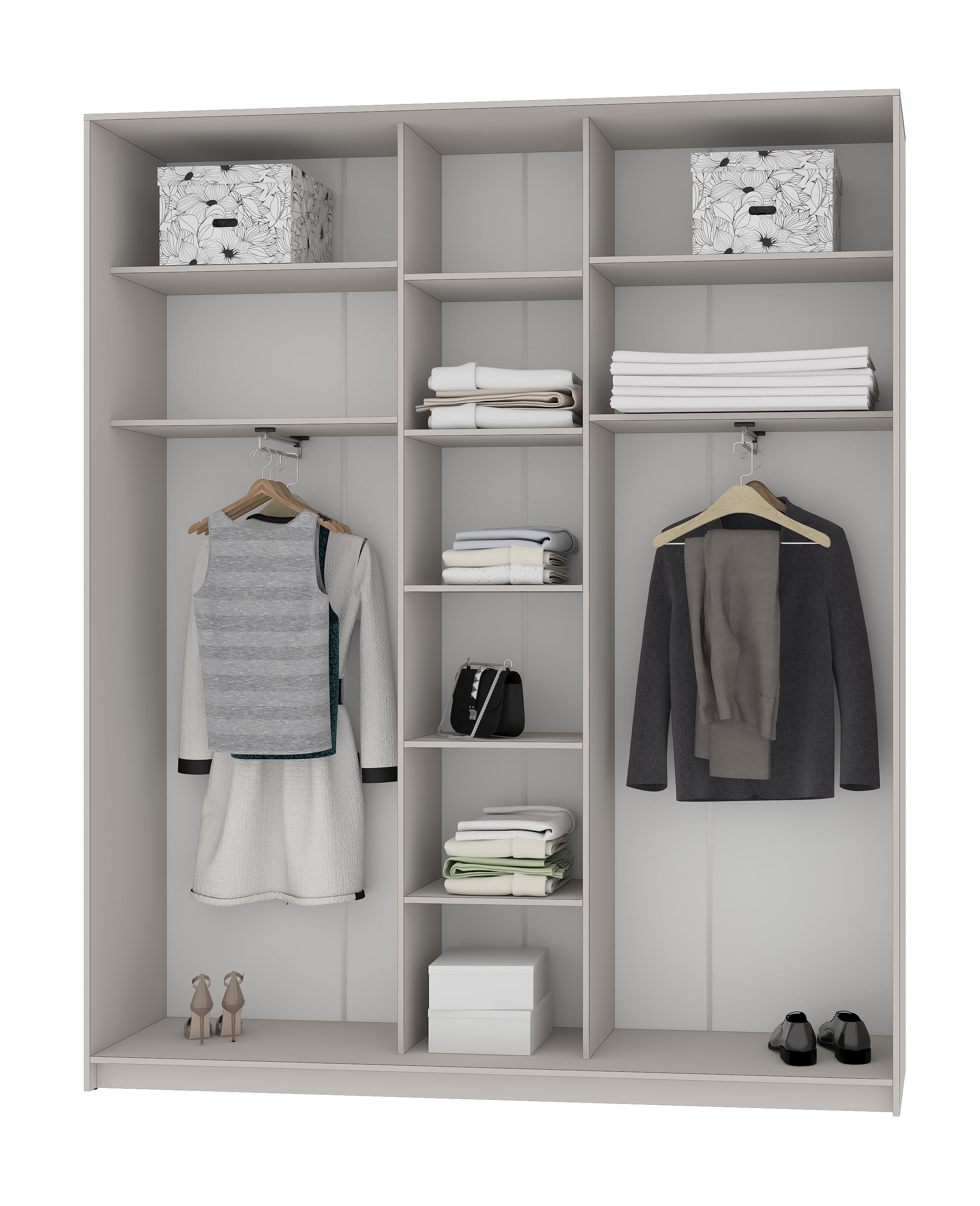 Шкаф-купе трехдверный Mebel Star Стандарт BG MBS-8570 200х45х240 см Дуб сонома (1007981) - фото 2