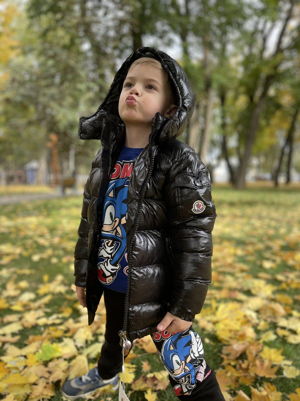 Куртка детская Moncler 110-116 см Черный (29871253) - фото 6