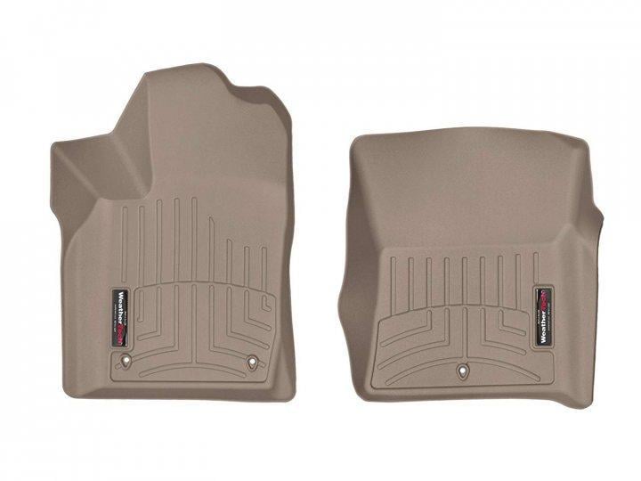 Килимки в салон WeatherTech для Jeep Grand Cherokee 2011-13 передні з бортиком/гачками Бежевий (457651)