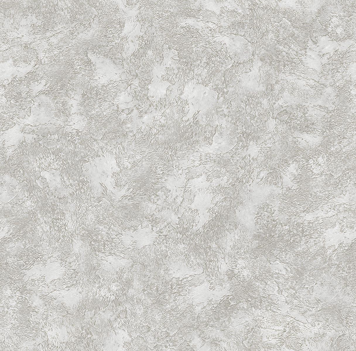 Шпалери вінілові на папері Континент EcoDeco Грот фон Світло-сірий (50407)
