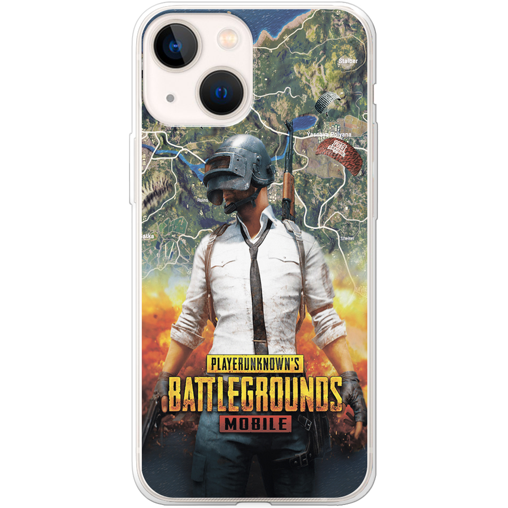 Чехол BoxFace iPhone 13 PUBG Mobile Прозрачный силикон (43370-up2309-43370)