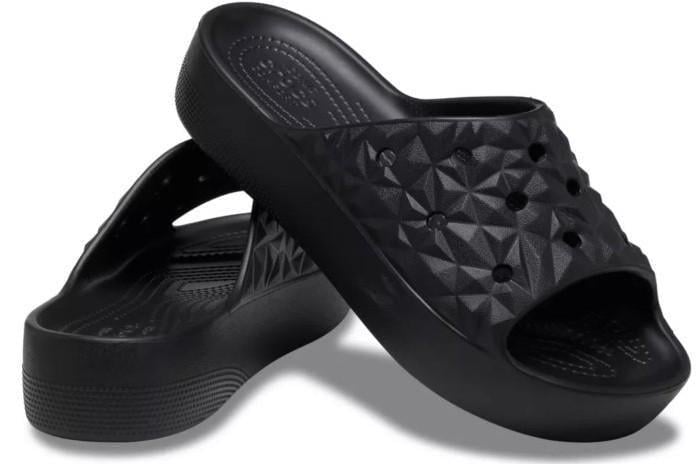 Шльопанці жіночі Crocs Slade Geometric р. 38-39 Чорний (17828)