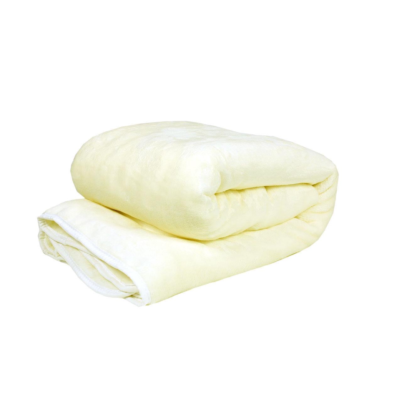 Одеяло флисовое Эней-плюс 0136 220х240 см Бежевый Одеяло флисовое Эней-плюс 0136 220х240 см Бежевый