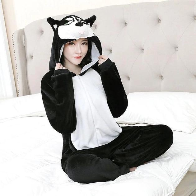 Пижама Kigurumi Хаски S 145-155 см Черный (6048/S)