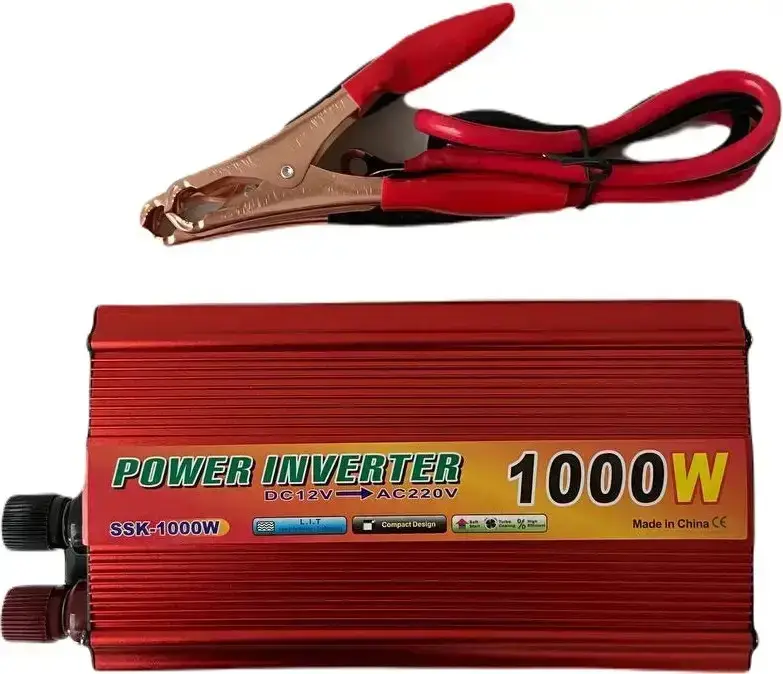 Инвертор автомобильный Power Inverter UN-3054 12-220 1000W 12V