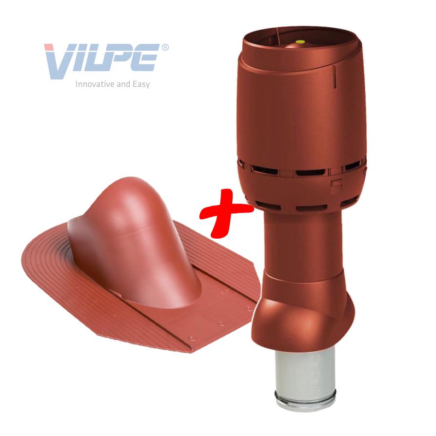 Выход вентиляционный Vilpe FLOW для битумной черепицы утепленный Ø 125 мм 500 мм 3009 Красный (30078978) - фото 4 Выход вентиляционный Vilpe FLOW для битумной черепицы утепленный Ø 125 мм 500 мм 3009 Красный (30078978) - фото 4