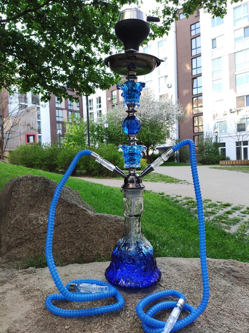 Кальян Hookah Sidra Plus 61 см на 2 персоны Blue