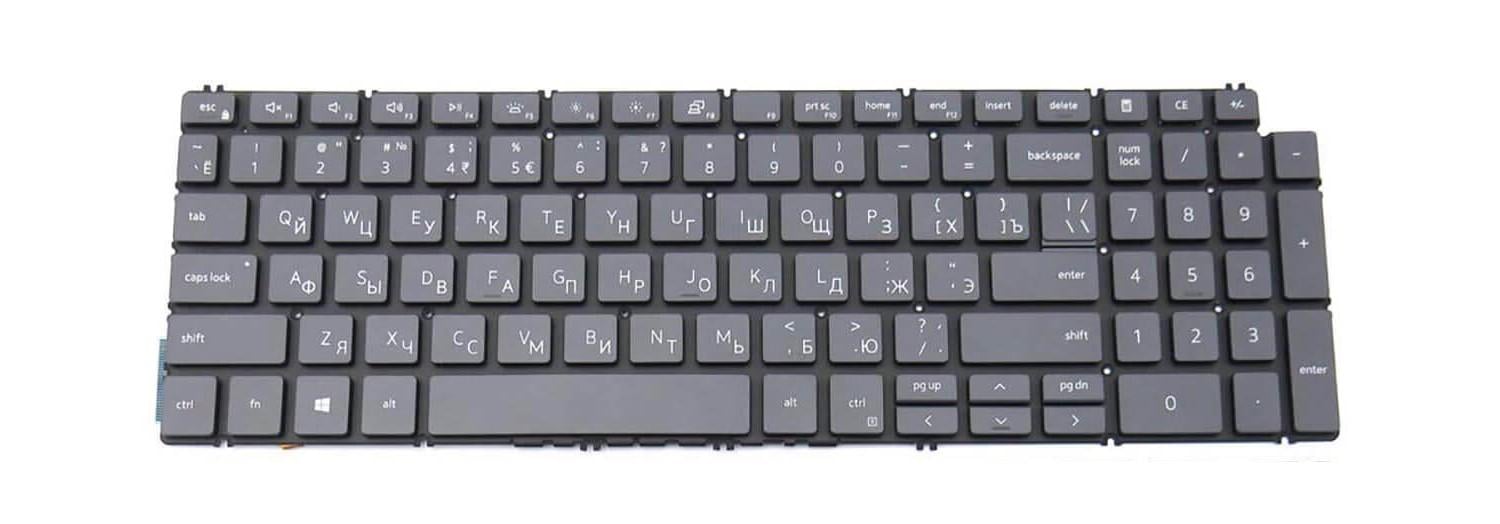 Клавиатура для ноутбука Inspiron 7500 с подсветкой клавиш (123029)