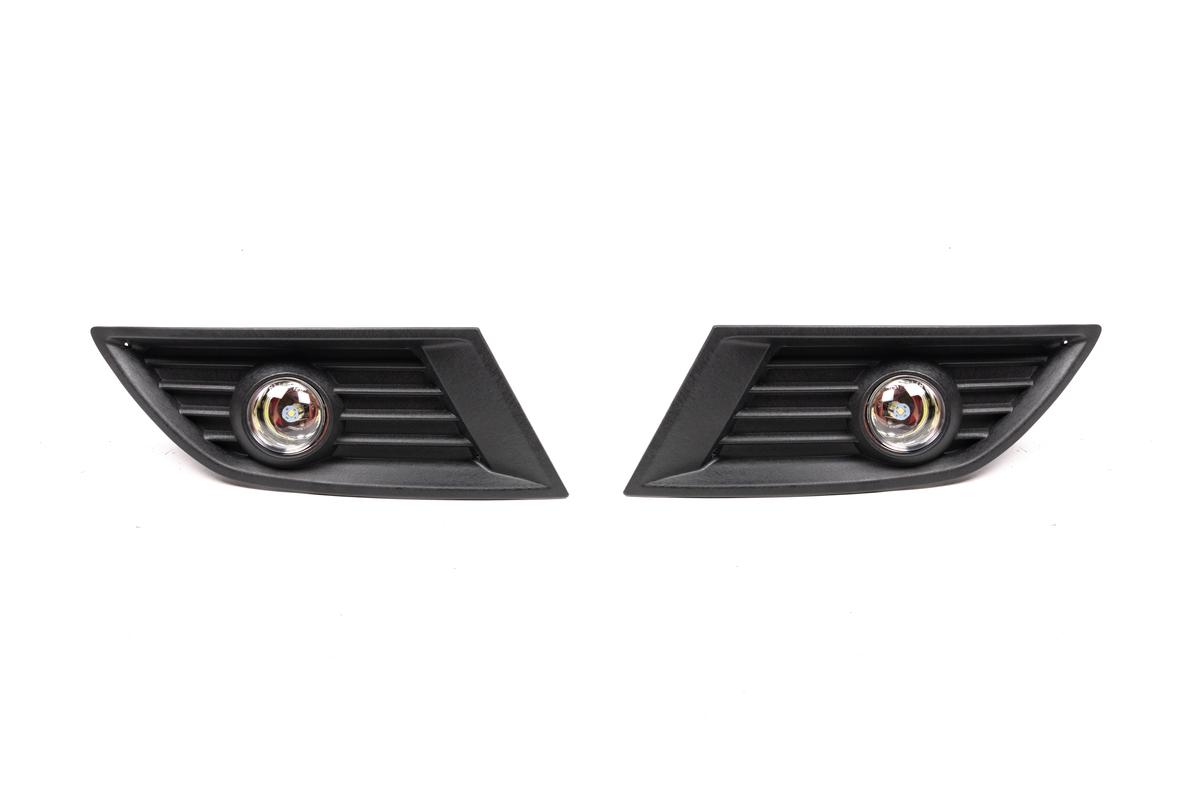 Противотуманки GPlast для Opel Corsa C 2000- гг. abs-пластик Черный