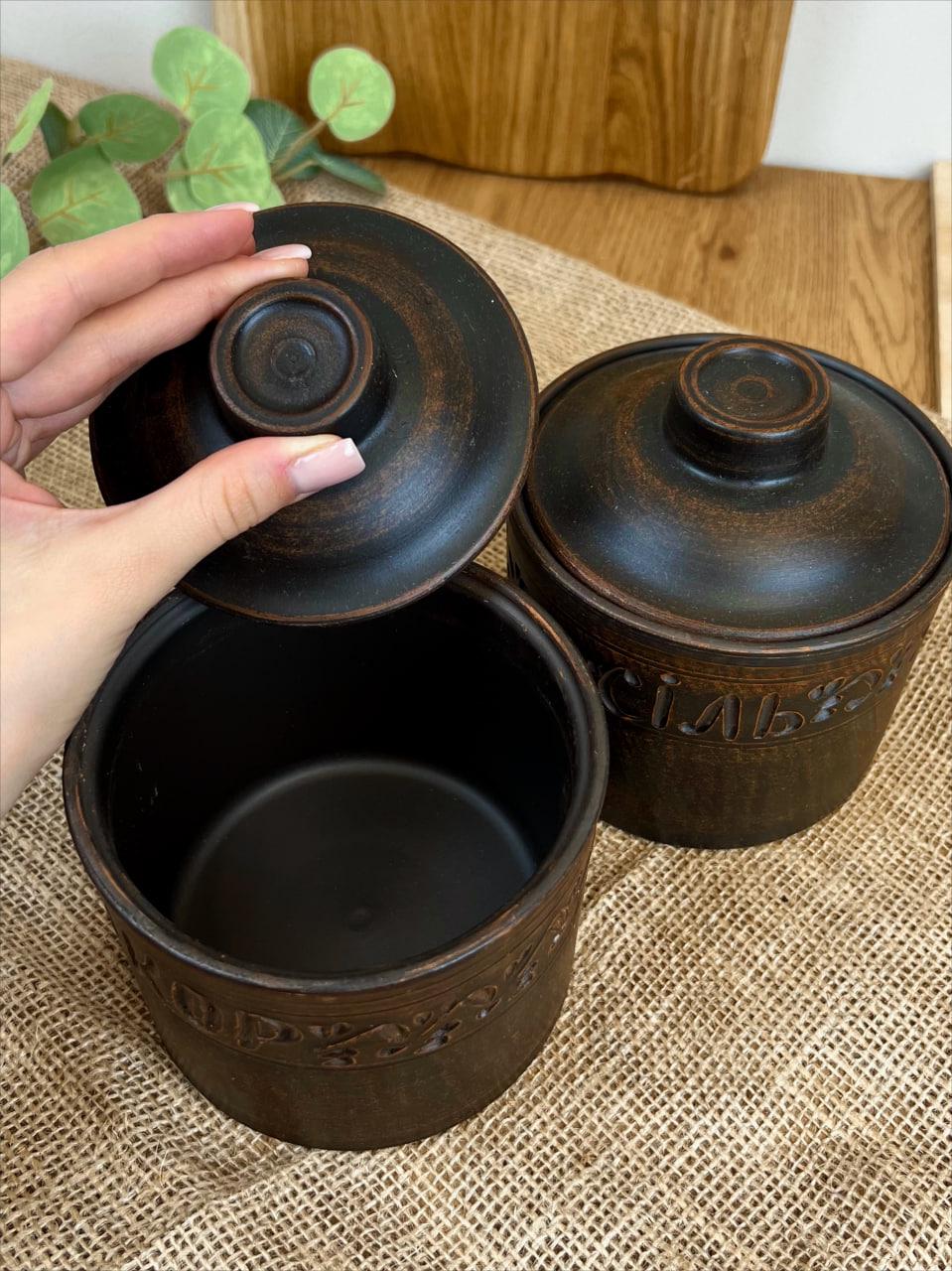 Набір для спецій керамічний керамічний декор 0,7 л (3000-32) - фото 6 Набір для спецій керамічний керамічний декор 0,7 л (3000-32) - фото 6